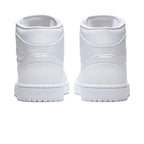 Jordan 1 Mid 'Triple White'