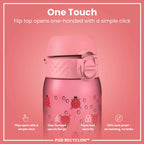 Leak Proof Kids' Water Bottle, Recyclon, Ladybugs, 350ml (12oz)