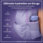Bottle, Recyclon, Light Purple, 750ml