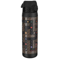 Leak Proof Slim Water Bottle, Stainless Steel, Gamer, 600ml (20oz)
