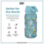 Leak Proof Kids' Water Bottle, Recyclon, Bumble Bees, 350ml (12oz)