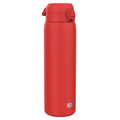 Leak Proof 1 Litre Water Bottle, Stainless Steel, Red, 1L