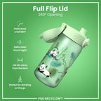 Leak Proof Kids' Water Bottle, Recyclon, Pandas, 350ml (12oz)