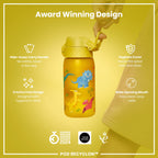 Leak Proof Kids Water Bottle, Recyclon, Dinosaur, 350ml (12oz)