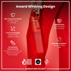 Leak Proof 1 litre Water Bottle, Recyclon, Red, 1L