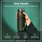 Bottle, Recyclon, Dark Green, 750ml