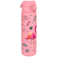 Leak Proof Slim Water Bottle, Stainless Steel, Flamingo, 600ml (20oz)