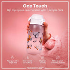 Leak Proof Kids Water Bottle, Recyclon, Butterflies, 350ml (12oz)