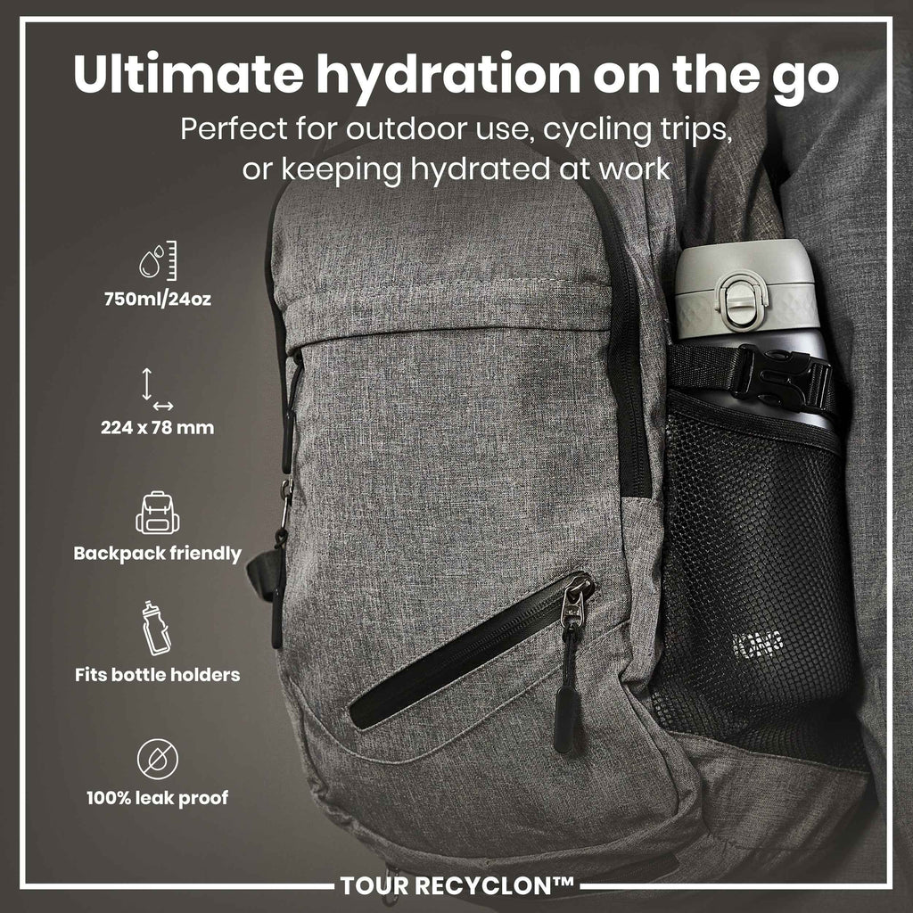 Bottle, Recyclon, Grey, 750ml