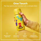 Leak Proof Thermal Steel Water Bottle, Insulated, Dinosaurs, 320ml (11oz)