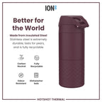Insulated Steel, Travel Mug, Blackberry, 360ml