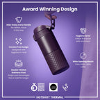 Insulated Steel, Travel Mug, Blackberry, 360ml