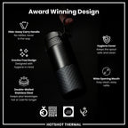 Insulated Steel, Travel Mug, Black, 360ml