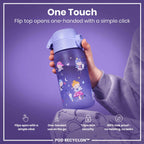 Leak Proof Kids Water Bottle, Recyclon, Fairies, 350ml (12oz)