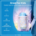 Leak Proof Thermal Steel Water Bottle, Insulated, Butterfly Catcher, 320ml (11oz)