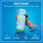 Leak Proof Thermal Steel Water Bottle, Insulated, Butterfly Catcher, 320ml (11oz)