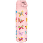 Leak Proof Slim Water Bottle, Stainless Steel, Butterfly, 600ml (20oz)