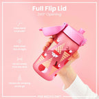 Leak Proof Kids Water Bottle, Recyclon, Ice Creams, 350ml (12oz)