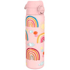 Leak Proof Slim Thermal Steel Water Bottle, Insulated, Rainbows, 500ml (17oz)
