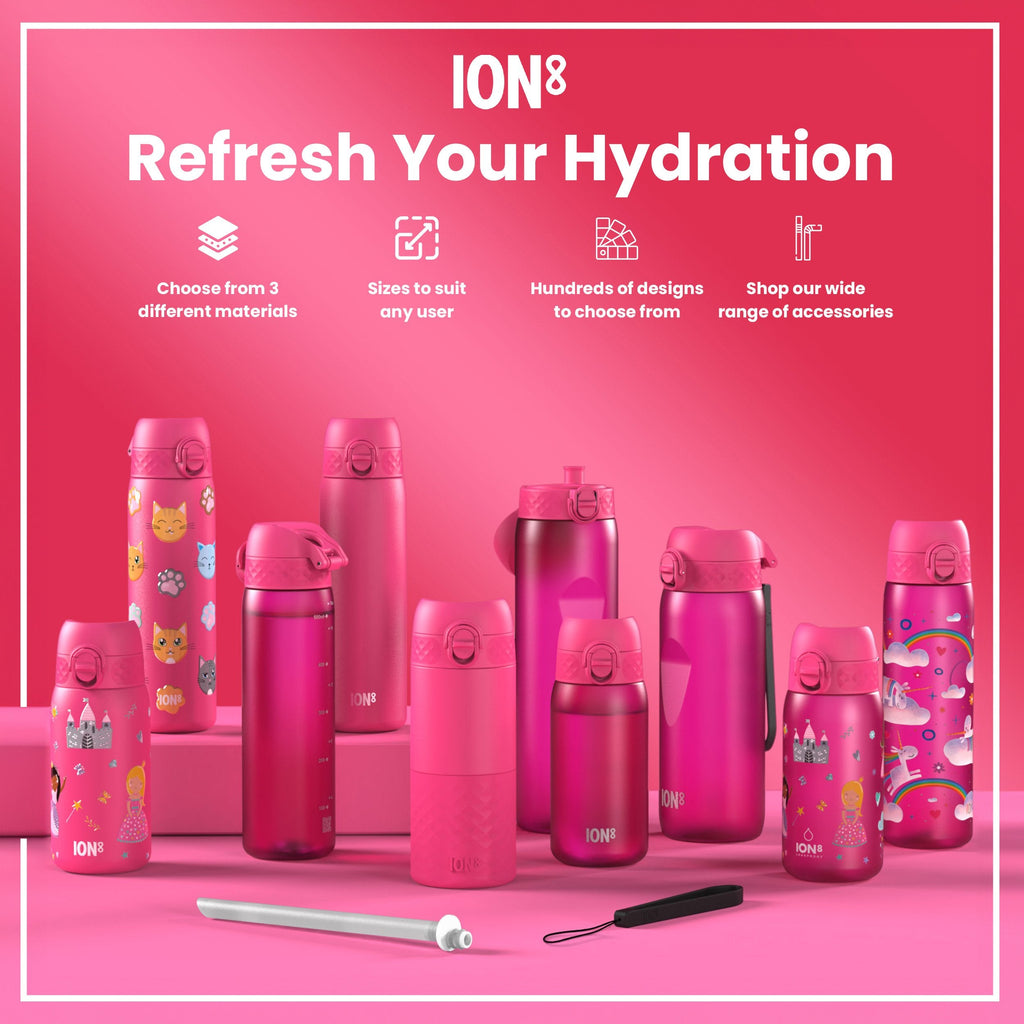 Leak Proof Thermal Steel Water Bottle, Insulated, Princess, 320ml (11oz)