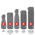 Leak Proof Water Bottle Accessory, Replacement Lid, Grey, Small / Medium