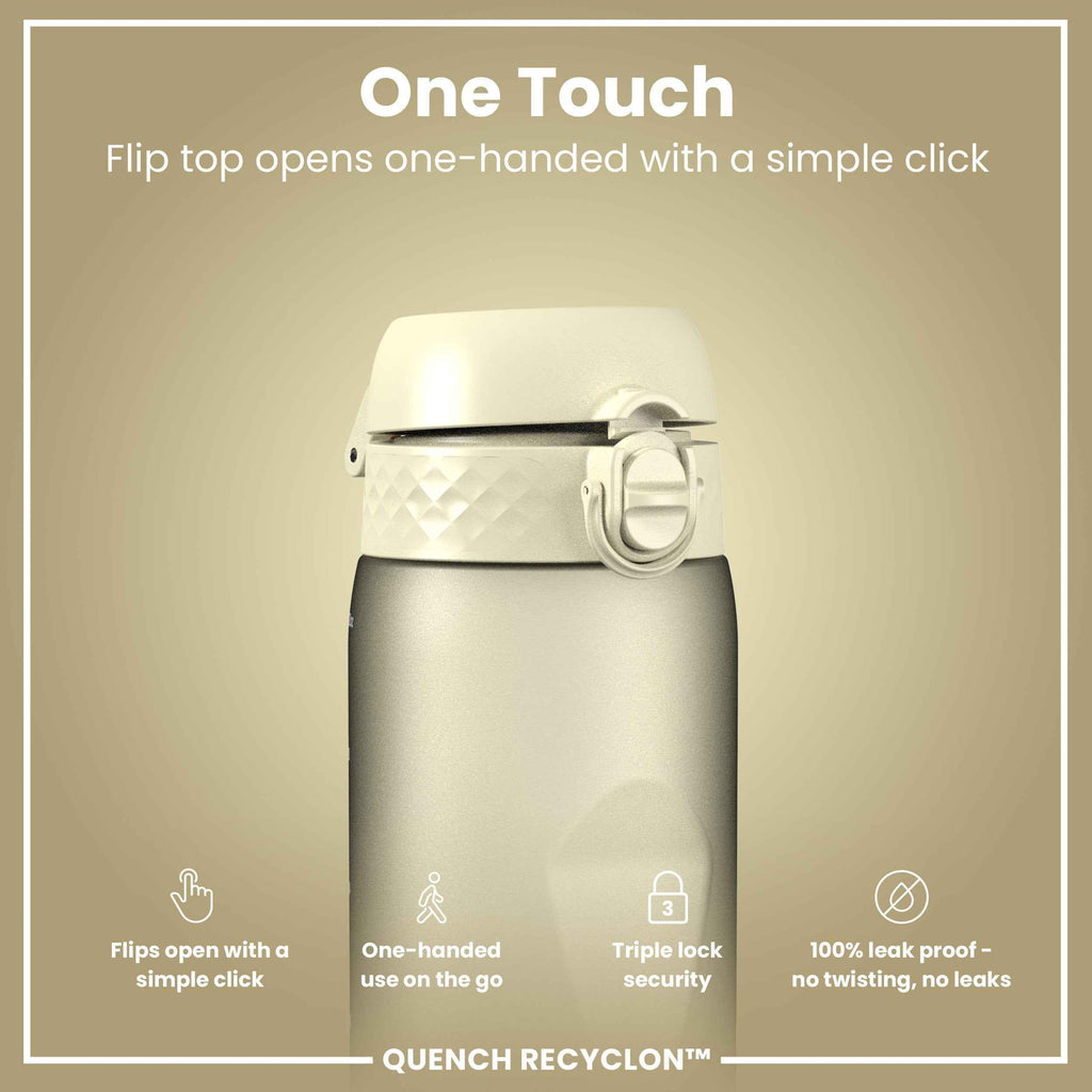 Leak Proof 1 litre Water Bottle, Recyclon, Creamy White, 1L