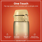Leak Proof Slim Water Bottle, Recyclon, Desert, 500ml (18oz)