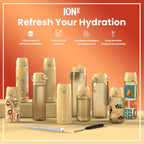 Leak Proof Slim Water Bottle, Recyclon, Desert, 500ml (18oz)