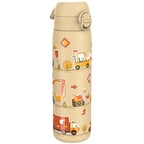 Leak Proof Slim Water Bottle, Stainless Steel, Diggers, 600ml (20oz)