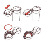 ION8 Leak Proof Water Bottle Accessory, Replacement Seals New Style