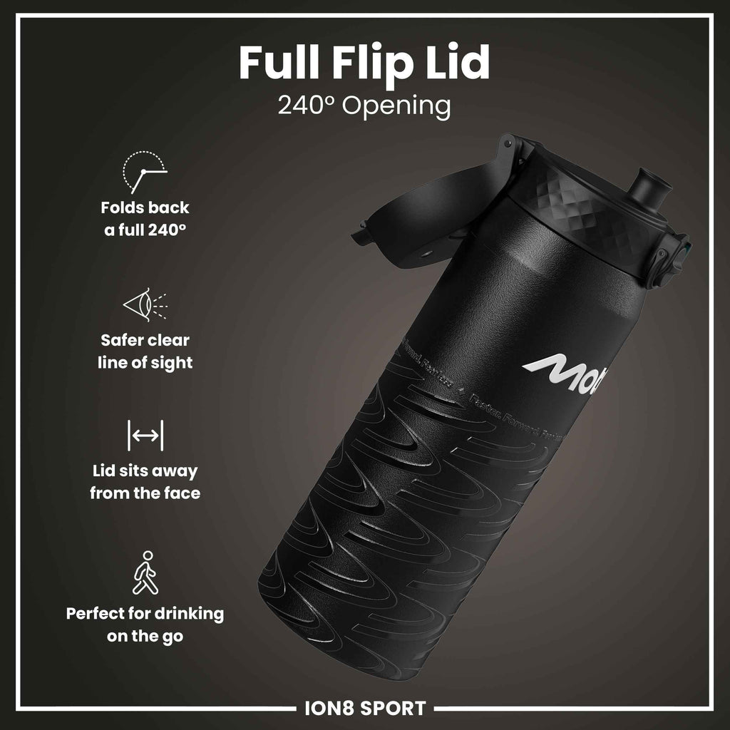 MotoGP x ION8 Insulated Steel Water Bottle, MotoGP Lean, 750ml (24oz)