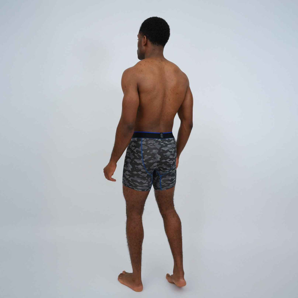 Aero Pro 7" Boxers - Camo / Royal Blue