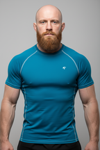 GymBum UK Blue Steel Combat Rash Guard