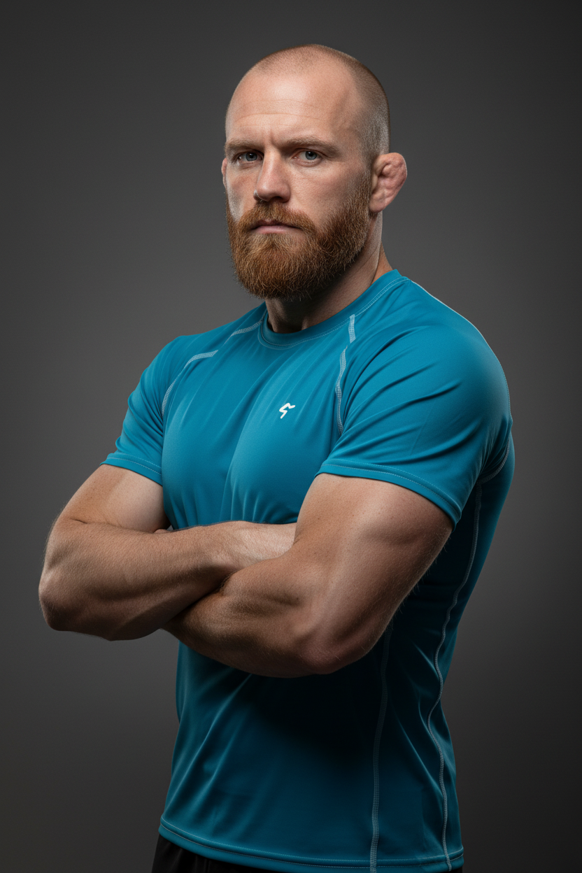 GymBum UK Blue Steel Combat Rash Guard