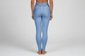 GymBum UK Highland Check Yoga Leggings - Blue