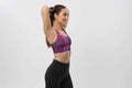 GymBum UK Lomond Rose Tartan Longline Sports Bra