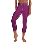 GymBum UK Lomond Rose Yoga Capri Leggings