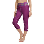 GymBum UK Lomond Rose Yoga Capri Leggings