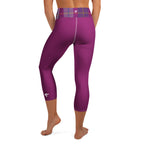 GymBum UK Lomond Rose Yoga Capri Leggings