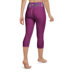 GymBum UK Lomond Rose Yoga Capri Leggings