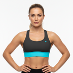 GymBum UK Luminous Surge Sports Bra - Summit Blue