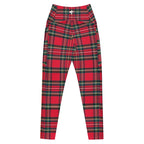 GymBum UK Redline Tartan Leggings with pockets