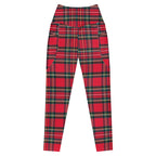 GymBum UK Redline Tartan Leggings with pockets