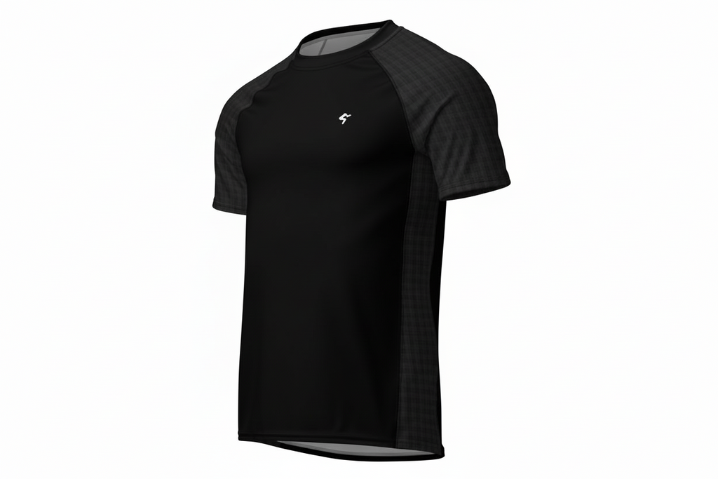 GymBum UK Shadow Check Rash Guard