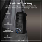 NFL x ION8 Insulated Steel Water Bottle, NFL Colts, 750ml (24oz)