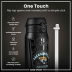 NFL x ION8 Insulated Steel Water Bottle, NFL Jaguars, 750ml (24oz)