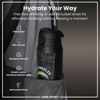 NFL x ION8 Insulated Steel Water Bottle, NFL Chargers, 750ml (24oz)