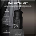 NFL x ION8 Insulated Steel Water Bottle, NFL Raiders, 750ml (24oz)