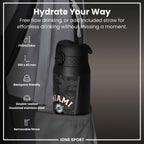 NFL x ION8 Insulated Steel Water Bottle, NFL Dolphins, 750ml (24oz)
