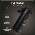 NFL x ION8 Insulated Steel Water Bottle, NFL Patriots, 750ml (24oz)